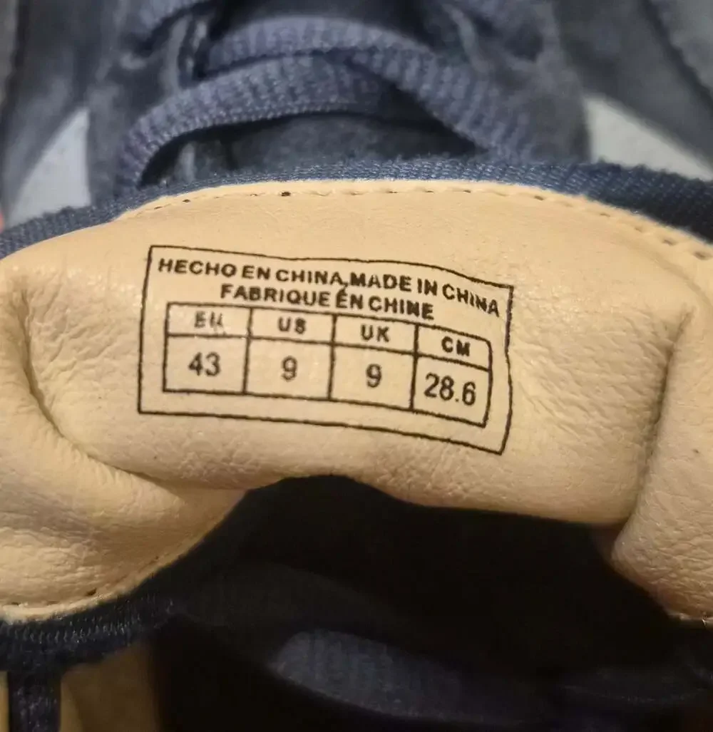 Coolway Goal Navy Suede Gum Sole Sneakers